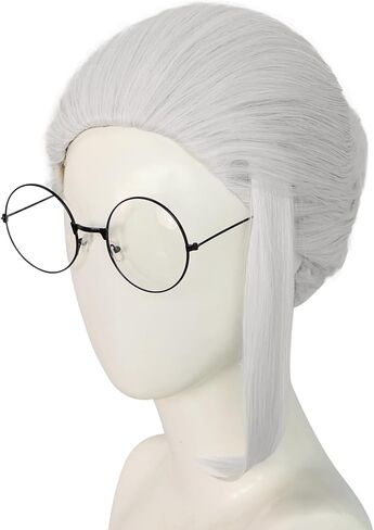 Purple Cosplay Wigs for Women Men Short Purple Wigs for Halloween Costume Party Straight Synthetic Cartoon Wig Outfit Anime Cosplay Wig for Christmas Party + Wig Cap in Kuwait