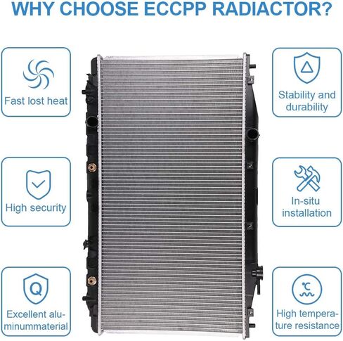 ECCPP Radiator CU13082 Replacement fit for 2009-2014 for TSX 2.4L CU13082 in Saudi Arabia