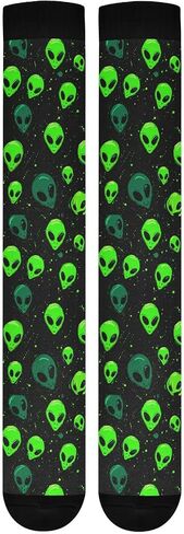 Wusikd Milk Cow Compression Socks for Women and Men Circulation Flowers Long Socks for Athletic Running 2 in Saudi Arabia