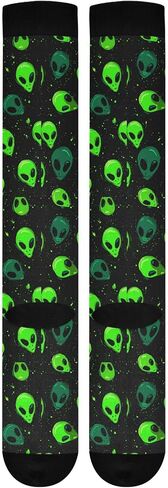 Wusikd Milk Cow Compression Socks for Women and Men Circulation Flowers Long Socks for Athletic Running 2 in Saudi Arabia