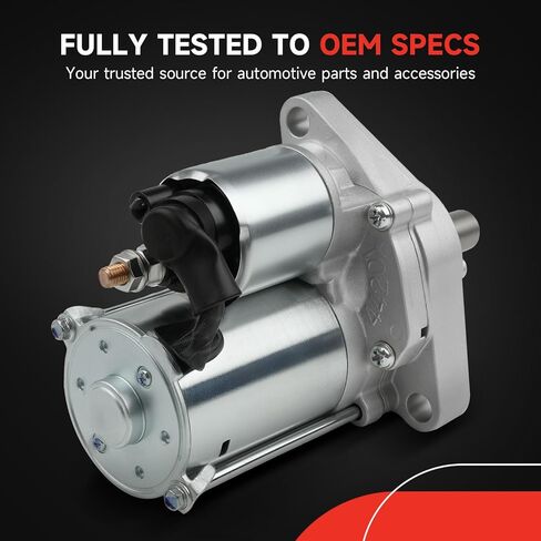 17728N New Starter Compatible with Honda Accord 1998-2007, Pilot 2003-2005, Acura CL 1997-1999, Odyssey 1999-2006, TL 1999-2006, MDX 2001-2002 3.0L 3.5L V6 06312-P8A-5050 410-54027 in Kuwait
