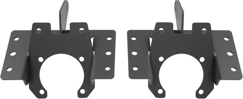 ‎KUAFU Front Bumper Bracket Compatible with Kenworth T660 Models Truck Bumper Mounting Brackets Steel Black in Saudi Arabia