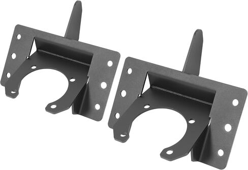‎KUAFU Front Bumper Bracket Compatible with Kenworth T660 Models Truck Bumper Mounting Brackets Steel Black in Saudi Arabia