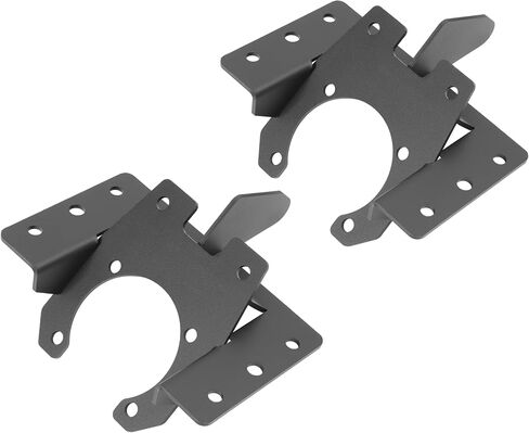 ‎KUAFU Front Bumper Bracket Compatible with Kenworth T660 Models Truck Bumper Mounting Brackets Steel Black in Saudi Arabia