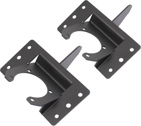 ‎KUAFU Front Bumper Bracket Compatible with Kenworth T660 Models Truck Bumper Mounting Brackets Steel Black in Saudi Arabia