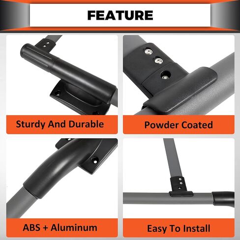 ECOTRIC Roof Rack/Rail Crossbar Compatible with 2005-2022 Nissan Frontier 4 Door Adjustable Aluminum Luggage Cargo Carrier in Saudi Arabia
