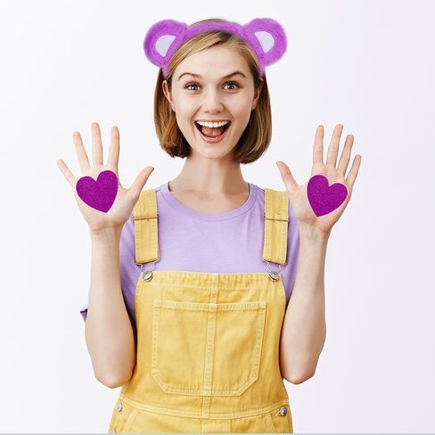 4PCS Bear Costume Bear Ears Headband Tail Heart Stickers Adult Halloween Cosplay Party Accessories in Saudi Arabia