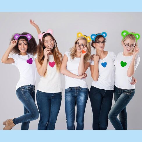 4PCS Bear Costume Bear Ears Headband Tail Heart Stickers Adult Halloween Cosplay Party Accessories in Saudi Arabia