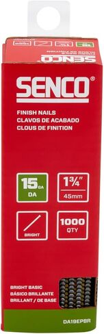 SENCO DA19EABR 1-3/4" 15 Gauge Angled Finish Nails, Galvanized Finish 1,000 Count Pack in Kuwait