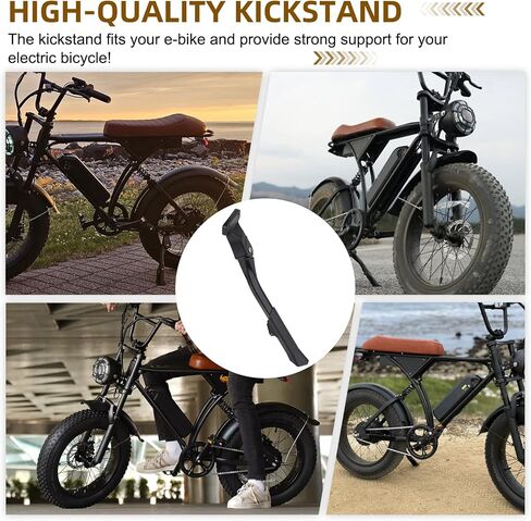 JERBOR Kickstand for Cycrown CycRun/CycRun Classic/CycHunter/CycHunter Pro/EB5 Mini E-Bike, Adjustable High Toughness Thickened Aluminium Alloy Kick Stand for Cycrown E-Bike Accessoires in Saudi Arabia