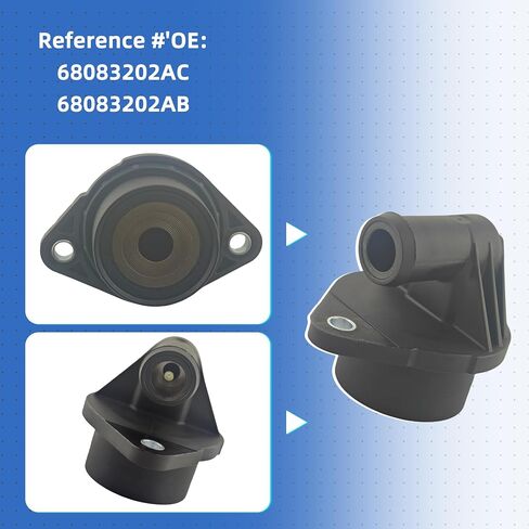 PCV Valve 3.6L Positive Crankcase Ventilation Compatible with Chrysler 200 300 Dodge Challenger Durango Grand Caravan Jeep Cherokee Wrangler Ram 1500#68083202AC 68083202AB in Saudi Arabia