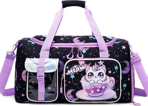 Kids Duffle Bag Boys Overnight Bag for Kids Weekender Travel Bags for Boys Sports Gym Basketball Tennis Bags with Shoe Compartment in Kuwait