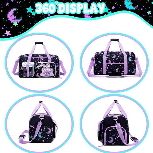 Kids Duffle Bag Boys Overnight Bag for Kids Weekender Travel Bags for Boys Sports Gym Basketball Tennis Bags with Shoe Compartment in Kuwait