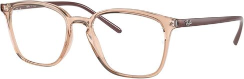 مجموعة النظارات Ray-Ban RX7185: طقم تنظيف النظارات RX 7185 5940 باللون البني الفاتح in Saudi Arabia