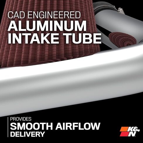 K&N Cold Air Intake Kit: Increase Acceleration & Towing Power, Guaranteed to Increase Horsepower up to 12HP: Compatible with 2.4L, L4, 2019-2020 JEEP Cherokee, 77-1577KS in Saudi Arabia
