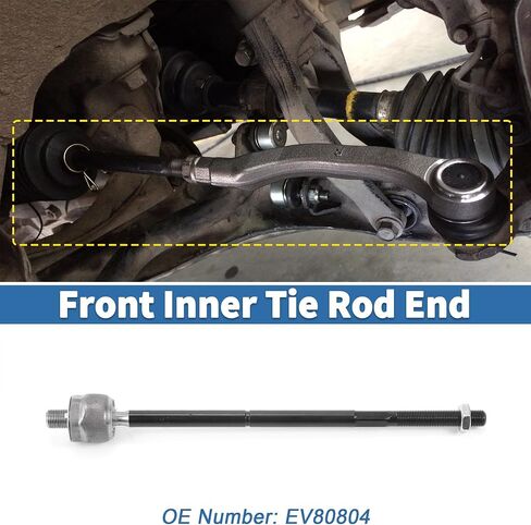 X AUTOHAUX 2pcs Front Inner Tie Rod Ends Kit Suspension Steering Tie Rod End for Ford for Mustang 2005-2010 Drag Link No.EV80804 in Saudi Arabia