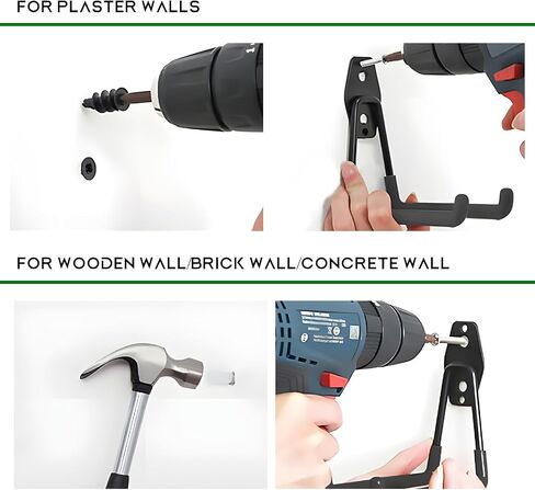 Garage Hooks, Wall Mount Heavy-Duty J-Hook with Anti-Slip Coating, Utility Steel Wall Storage Hanger for Hanging Power Cable Bike Hose Garden Tools, Car Accessories in Saudi Arabia
