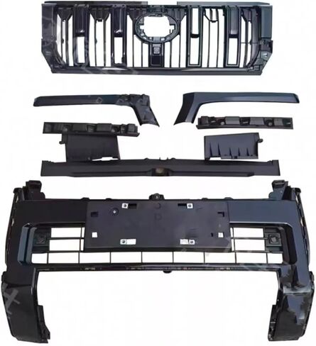Fits J250 LC250 Land Cruiser Prado 2024 2025 Front Bumper Rear Skid Plate Bumper Guard Bar Trim Cover ABS in Saudi Arabia