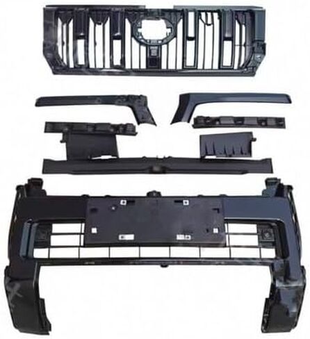 Fits J250 LC250 Land Cruiser Prado 2024 2025 Front Bumper Rear Skid Plate Bumper Guard Bar Trim Cover ABS in Saudi Arabia