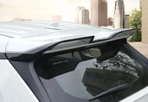 جناح خلفي سبويلر يناسب 2019-2025 RAV4 من ألياف الكربون الحقيقية على شكل حرف V جناح خلفي سبويلر خلفي in Saudi Arabia