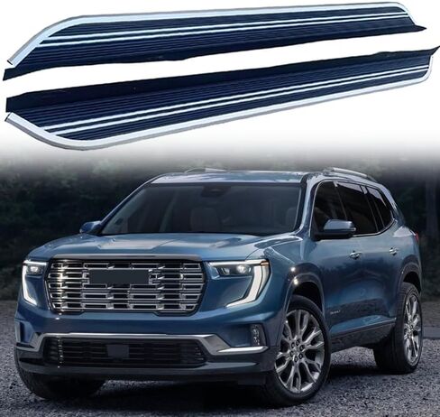 Fit for 2024 2025 GMC Acadia Running Boards Side Steps Nerf Bar Accessories （Suitable for Gasoline Models ） in Saudi Arabia
