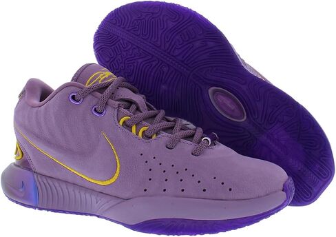 NIKE Lebron XXI Freshwater Big Kids' Basketball Shoes (FZ7189-500, Violet Dust/Purple Cosmos/University Gold) Size 7 in Saudi Arabia
