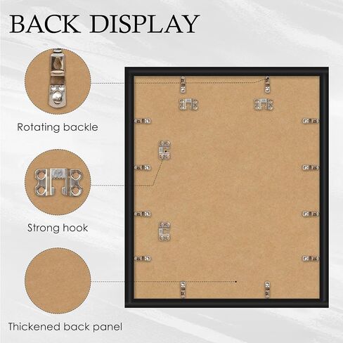 إطار ملصق مقاس 24 × 36، إطارات ملصقات سوداء مقاس 24 × 36 بوصة للملصقات والمطبوعات الفنية، تثبيت على الحائط أفقيًا أو رأسيًا، عبوتان. in Kuwait