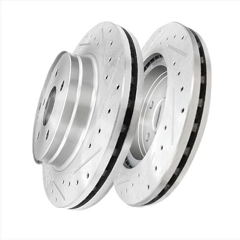PM Auto Front 336mm Drilled Slotted Disc Brake Rotors Replacement For 2011-2018 RAM 1500 in Saudi Arabia