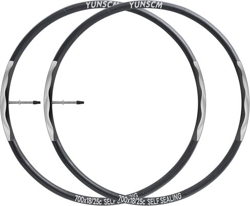 2 Pack 700C Road Bike Tubes 700x28C/30C/32C/35C FV60mm Presta Valve 700C Tubes Compatible with 700 x 28C 700x29C 700 x 30C 700x31C 700 x 32C 700 x 35C Bike Tire Tubes in Saudi Arabia