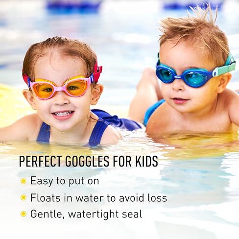 FINIS Dragonfly Goggles - Underwater Swimming Goggles for Kids - UV Protection - Anti-Fogging - Swim Goggle for Children Ages 3-8 - Shark Camo in Kuwait