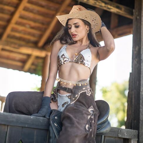 Geyoga 4 PCS Boho Jewelry Set Western Cowboy Hat Vintage Vinquoise Belt Belt Drains for Women in Saudi Arabia