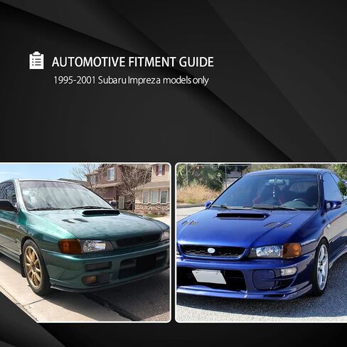 Autozensation متوافق مع Subaru Impreza 1995-2001، مصابيح زاوية العدسات الكهرمانية، مجموعة زوج L+R in Saudi Arabia
