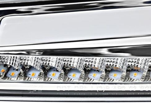 مصابيح زاوية LED كاملة من SPEC-D دخان أسود مع إشارة انعطاف تسلسلية، متوافقة مع 2004-2012 Chevy Colorado، مجموعة المصابيح الأمامية اليسرى + اليمنى in Saudi Arabia
