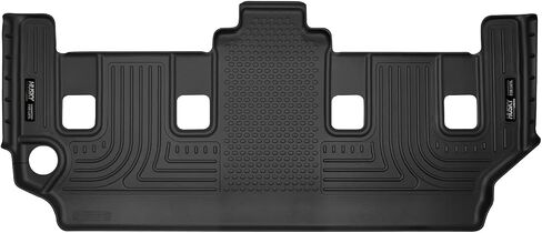 Husky Liners X-act Contour Floor Mats | Fits 2008-2016 Chrysler Town & Country; 2008-2020 Dodge Grand Caravan | 3rd Row, 1-pc Black - 55321 in Saudi Arabia