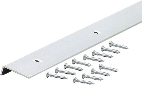 M-D Building Products 67371 Edging A811 96-Inch Aluminum Moulding, Polished in Saudi Arabia