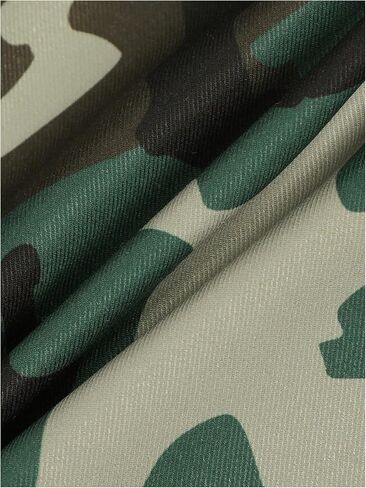 Men's Camo Cargo Shorts Streetwear Drawstring Outdoor Camouflage Shorts with Zipper Pockets in Saudi Arabia