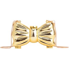 Bow Purse for Women Mini Bow Flower Clutch Purse Crossbody Cute Clutch Y2k Bow Metallic Small Party Mirror Handbag in Saudi Arabia