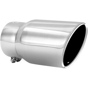 Black Exhaust tip -3.5'' Inlet Bolt on Design- Black Coated Stainless Steel Car Muffler Tips 3.5" ID x 4.5"OD x 8.25"L in Saudi Arabia