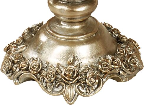 Victoria Rose Satin Gold Covered Jar for Bathroom or Vanity Area in Saudi Arabia