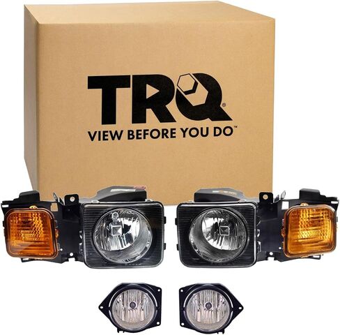 طقم الإضاءة TRQ HU2502100 HU2592101 HU2593101 متوافق مع 2006-2010 هامر H3 2009-2010 H3T in Saudi Arabia
