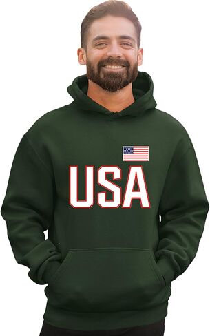 كنزة بغطاء للرأس من Go All Out USA National Pride للرجال والنساء والشباب in Saudi Arabia