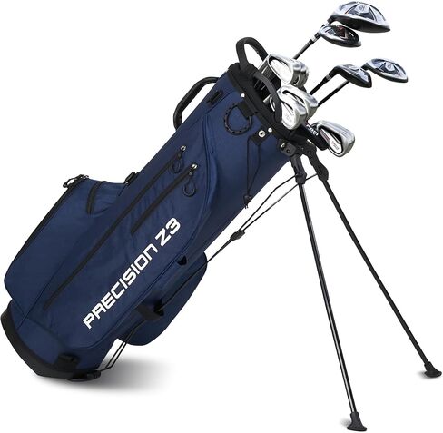PGM Men's Golf Club Set with 12pcs Clubs - 4 Woods(#1,3,5,4H), 7 Irons(#5,6,7,8,9,PW,SW), and 1 Putter - Golf Stand Bag in Saudi Arabia