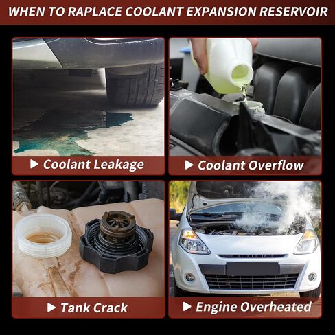 Coolant Expansion Reservoir Tank with Cap for Chevrolet Silverado 2500HD 3500HD 4500HD 5500HD Radiator Coolant Overflow Reservoir Recovery Tank No.603-009/84257137/84214124 in Saudi Arabia