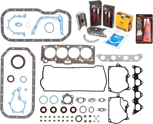 MA-4216957817-5 مجموعة حشية كاملة محامل حلقات تناسب 93-97 تويوتا كورولا جيو بريزم 1.6 DOHC 4AFE in Saudi Arabia