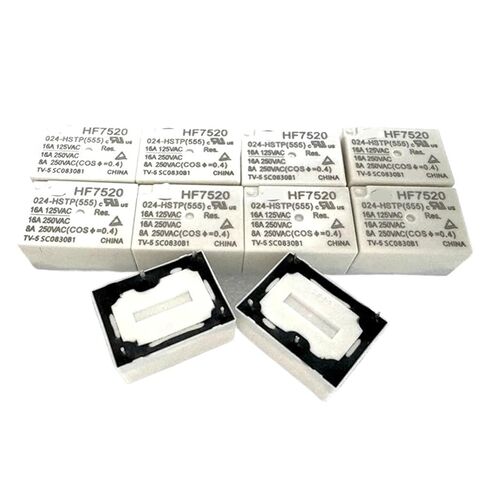 5PCS/Lot HF7520-005-HSTP HF7520-012-HSTP HF7520-024-HSTP A Set of Normally Open 4-pin 16A DC5V 12V 24V relays(HF7520-024-HSTP) in Saudi Arabia