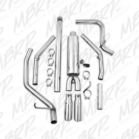 MBRP S5084409 T409 نظام عادم خلفي مزدوج سبليت، 3 بوصة in Saudi Arabia