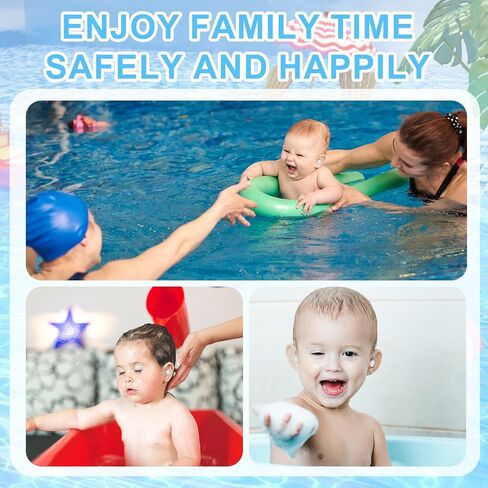 60pcs Waterproof Baby Ear Covers for Swimming & Bath, Newborn Waterproof Ear Stickers with Cotton Inner Layer for Kids Shower Water Activities in Saudi Arabia