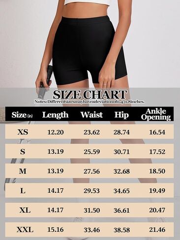 Biker Shorts Women with Pockets High Waisted Workout Spandex Tummy Gym Running Yoga Shorts in Saudi Arabia
