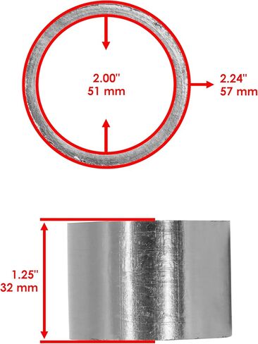 Caltric Muffler Gasket Compatible with Polaris 5246375 in Saudi Arabia