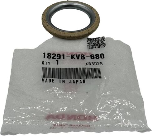 عبوة واحدة متوافقة مع حشية أنبوب عادم هوندا 18291-KV8-680 تحتوي على 18291-KV8-680 وقمع in Saudi Arabia
